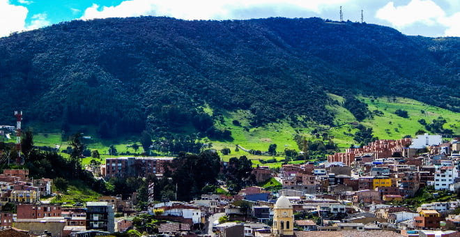 Foto panoramica de La Calera